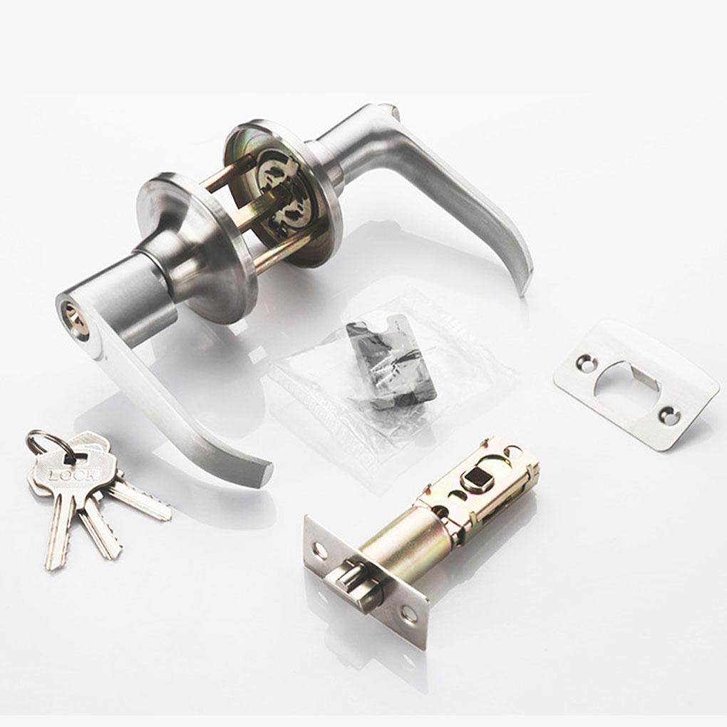 25-45-65mm Three Handle Lock Aluminum Alloy Door Lock Lock Color Lock Steel Lock Three Bar Keyed Locks