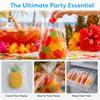 100 Pcs Set Transparent Ice Cream Bags Multi Size Candy Bags  Individually Wrapped Packaging