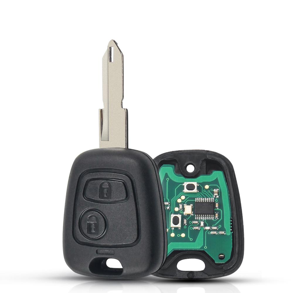 KEYYOU Remote Car Key 433mhz ID46 For Peugeot 106 107 206 306 307 207 407 Partner For Citroen C1 C2 C3 C4 Saxo Picasso