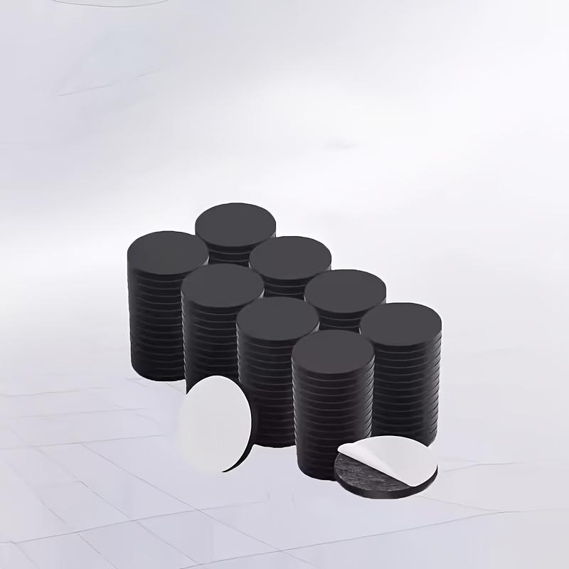 Rundes selbstklebendes Magnetband-Set 50pcs schwarz