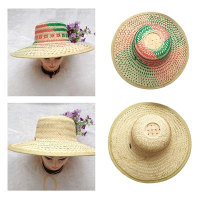 Chapéu de Bambu Personalizável com Cordão e Grampo Embutido Proteção de Cabeça Multifuncional para Caminhada e Acampamento Acessório de Chapéu