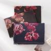 Printed Imitation Cashmere Scarf for Women's Commuting  Plant and Flower Warm Neck Protector Elegant and Versatile Shawl for Business Commuting