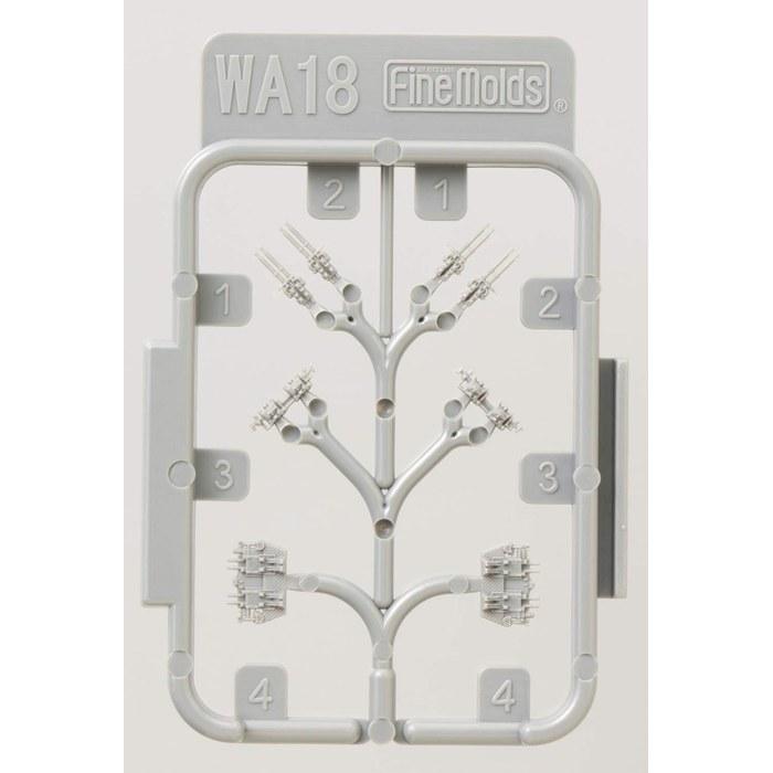 Fine Molds 1/700 Nano Dread Series Bofors 40mm Quad Mount Gun Model Kit Parts WA18 (Gray)