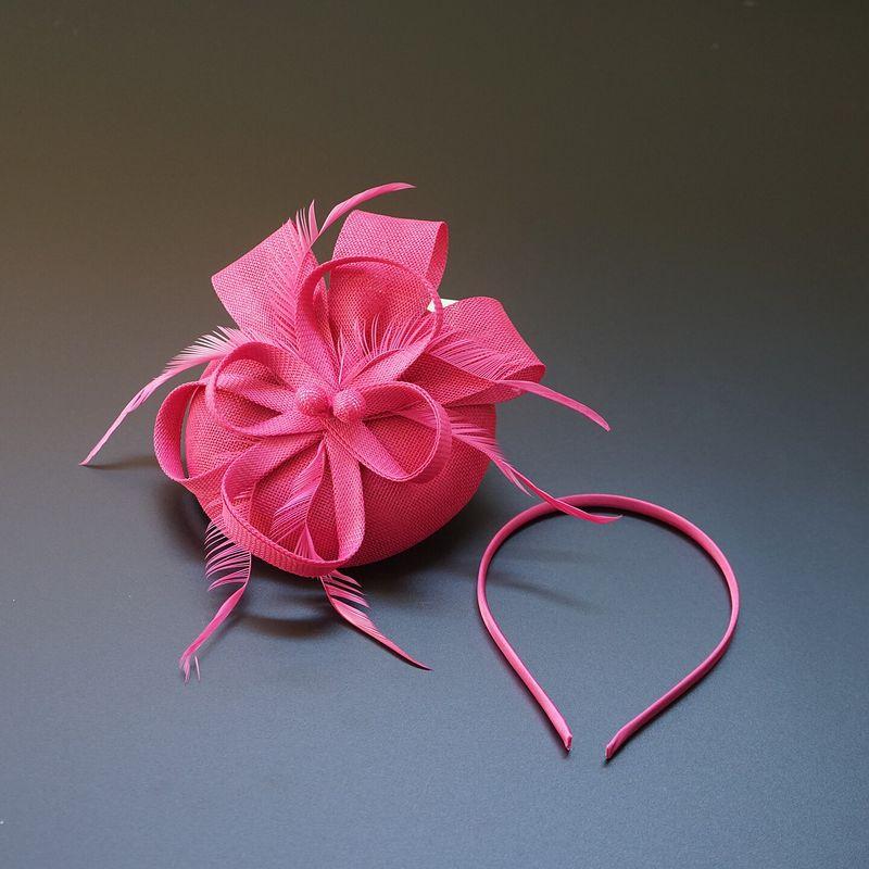 Horse Racing Federation Hepburn European and American Court Lady Retro Hat Headpiece Women's Dress Cheongsam Accessories Photo Hair Accessory Spring