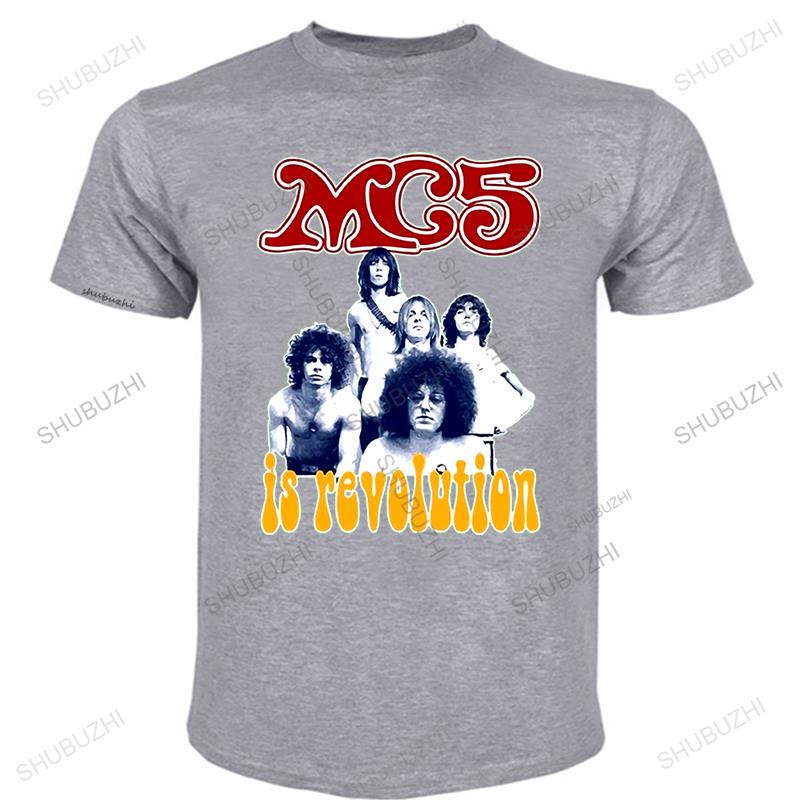KAIXIAZ Pánské tričko Mc5 Tričko Je Bílá Revoluce Umělecká Trička Bavlna Tričko Pánské Letní Móda krátký rukáv Velikost