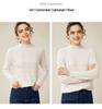 Women's 100% Pure Cashmere Sweater - New Autumn/Winter High-Neck Cable Knit Base Layer