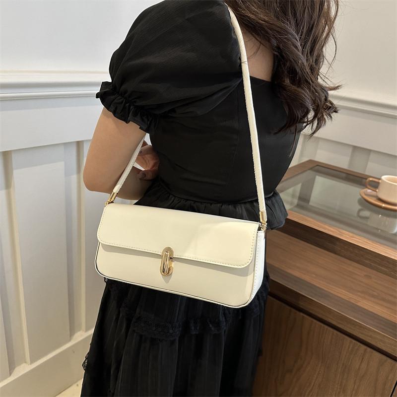 Trendy Street Style Pu Small Square Shoulder Bag Chic Summer 2024 Fashion