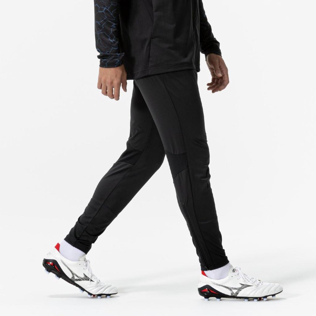 Mizuno Soccer Wear PRO Training Pants, Easy to Move in, P2MDC035, Unisex, Black, Size L