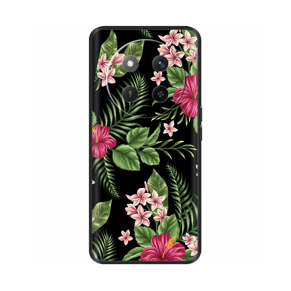Luxury Case For Honor X60 5G Cover Para Silicone Print Animal Soft Phone Cases for Huawei Honor X60 Pro Colorful Flowers Painted