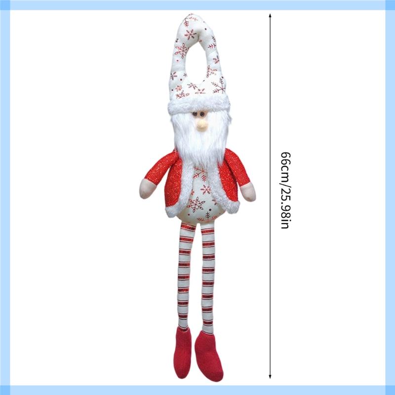 Christmas Door Hanging Ornament Long Leg Doll Hanging Decoration For Door Wall