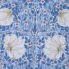 Nishikawa Quilted Blanket, Single, Washable, Pile, 100% Cotton, Morris Gallery Pimpernel Design, Soft, Blue, FR04703008