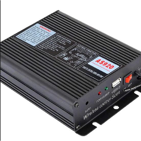 Automotive engineering vehicle alarm, car mounted loudspeaker, whistle horn, wireless multi tone remote control, sound rescue 12