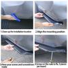 Lèvre de pare-chocs arrière Angle de wrap Diffuseur Séparateur Canard Spoiler Pour VW Polo Mk3 Mk4 Mk5 Mk6 GTI 86C 6N 6N2 6KV 6Q 9N 9N3 6R 6C AW BZ