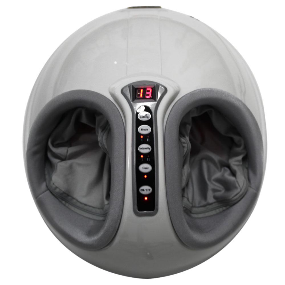 Heat Rolling Kneading LED Display Air Pressure Relaxing Shiatsu Leg Foot Massager 110V US Plug
