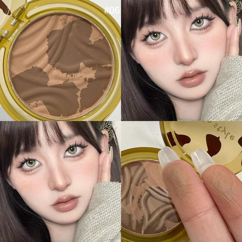 

Румяна для контуринга HelloStyle Amber: Пудра Nude All-in-One для натурального, нежного, трехмерного макияжа.