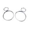 M3 Style Matt Chrome Dashboard Dial Gauge Rings Bezel Trim For BMW E30 3 Series