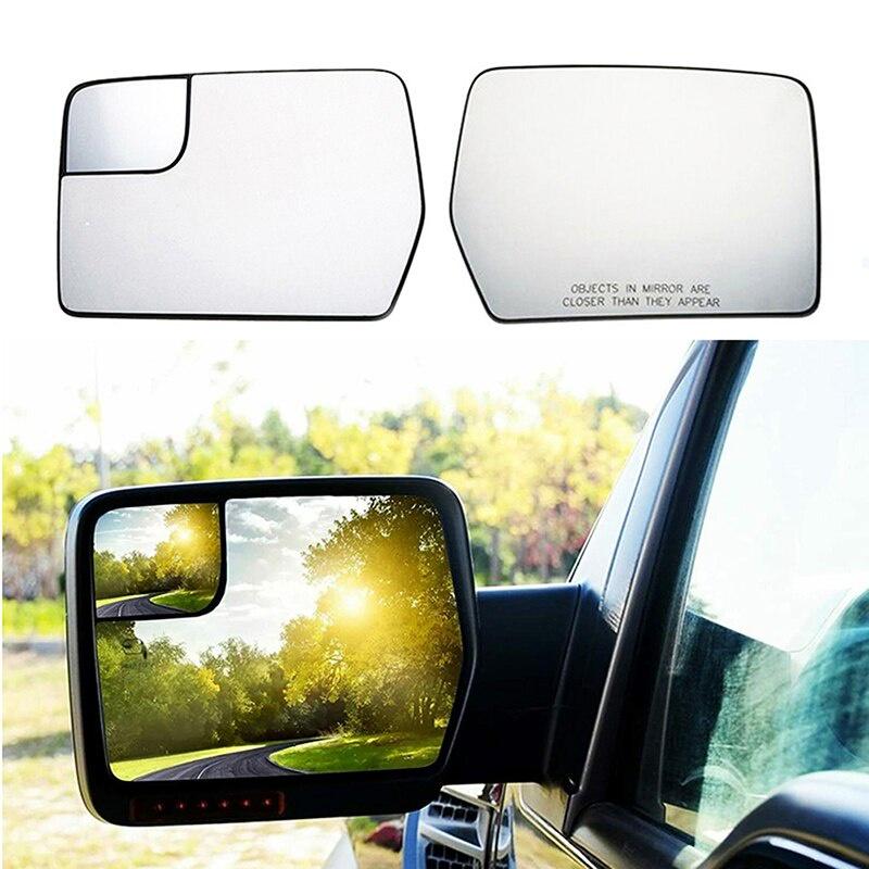 Heated Side Mirror Glass With Back Plate For Ford F-150 2011 2012-2014 Rearview Mirrors Glass Door Wing Mirror
