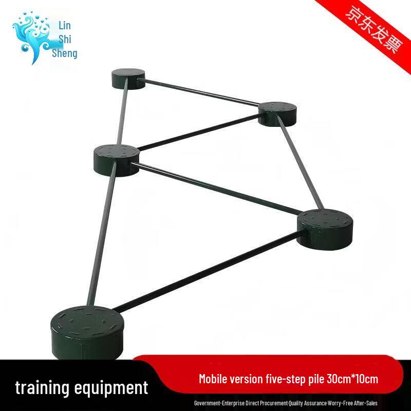 Portable Obstacle Fitness Five-Step Pile Trainer