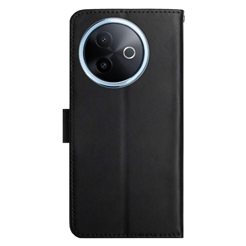 For vivo Y39 5G Case Genuine Cow Leather Phone Cover Nappa Texture