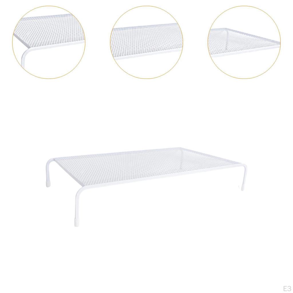 Stand Riser Rack Space Saving Sturdy Multifunctional Desk Shelf Display for Dorm