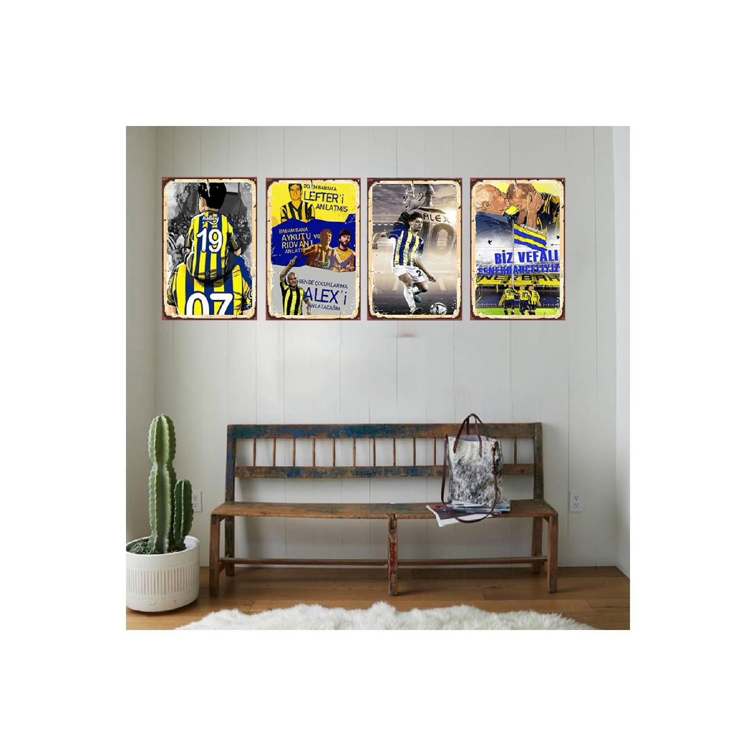 

Набор Фенербахче, 4 предмета, деревянный стол в стиле ретро 20x30 см v