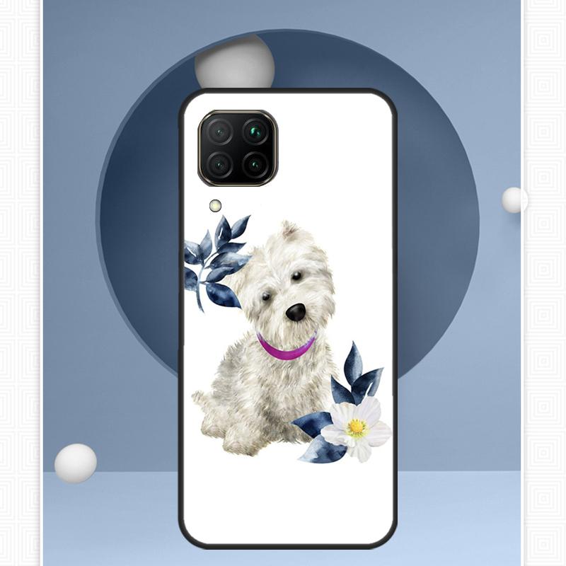 Westie Dog For Huawei Nova 12s 12i 11i 8i Y91 Y60 Y70 Y72 Y90 Y61 9 10 SE P20 P40 Lite P30 P60 Pro Case