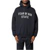 Fear of God Essentials Fleece 25FW Hood Sweatshirt 'Jet Black' Men's 192SP256210F