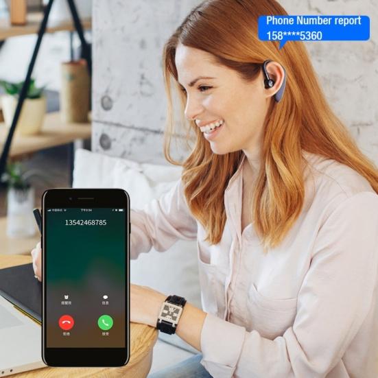 F900 Mini Earhook Wireless Bluetooth-compatible 5 Earphone Car Handsfree Call Headphone