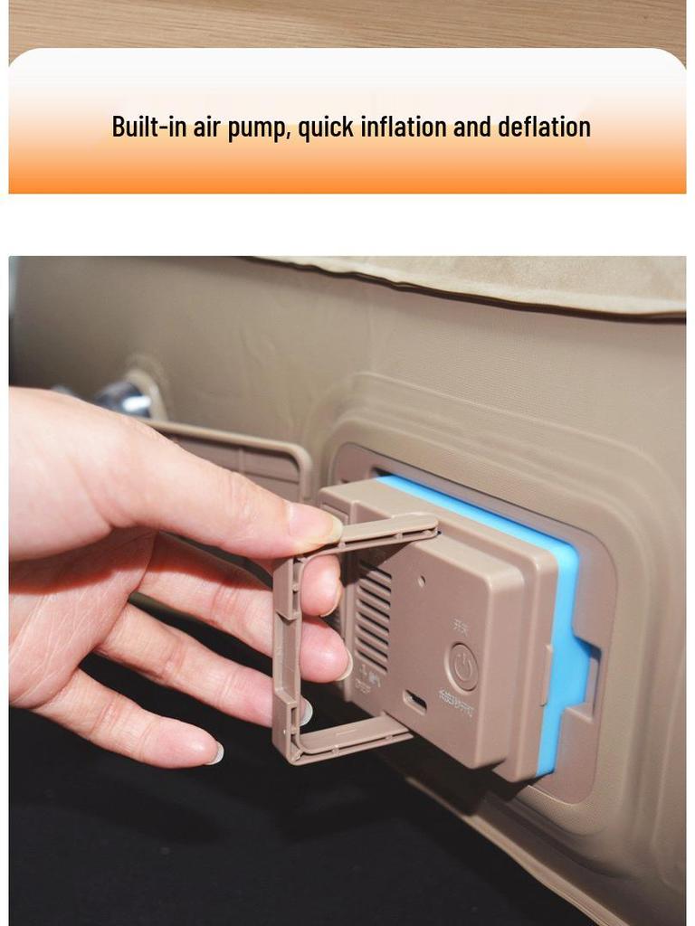 Portable Inflatable Camping Mattress - Folding Air Cushion Bed for Tent & Home Use