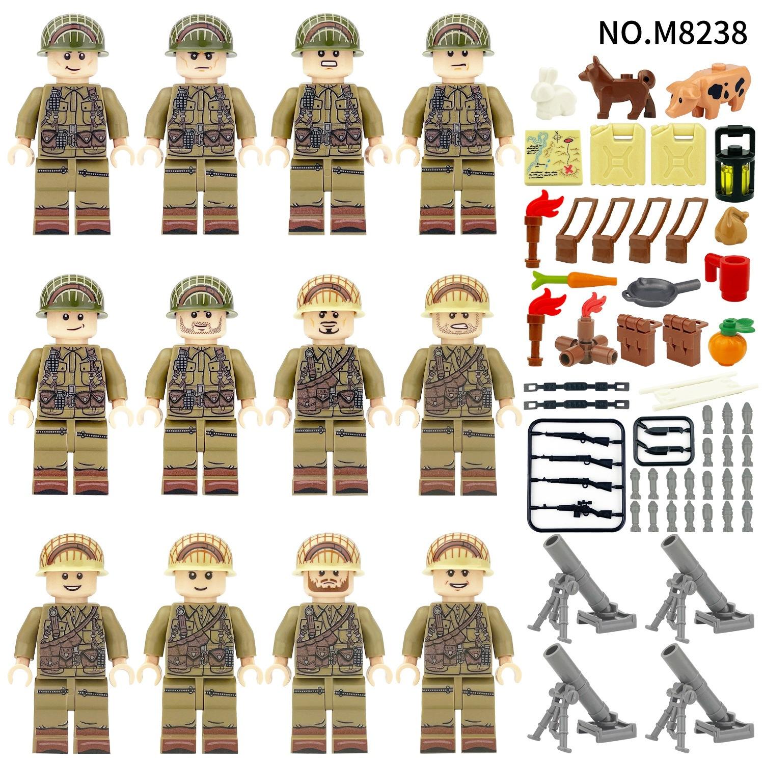 Iwo Superior-Grade Jima High-Standard Training Premium-Quality Us High-Standard Soldiers Premium-Quality Miniature Superior-Grade M8240 Cross-Border