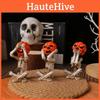 Resin Horror Pumpkin Skull Decor Set For Halloween Party And Home Yard Display