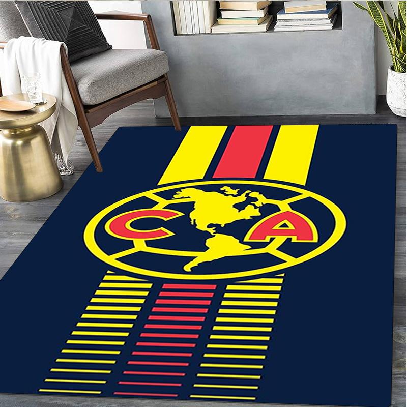 1 Stück Club America Teppich - Heimteppich Büro Dekorativer Teppich Für Wohnzimmer Schlafzimmer Fußmatte Bodenteppich Computerstuhl Bereichsteppich