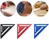 12/7inch Triangle Ruler Aluminum Alloy Metric Angle Ruler High Precision 90° Triangle Carpenter Square Ruler Carpenter Tools