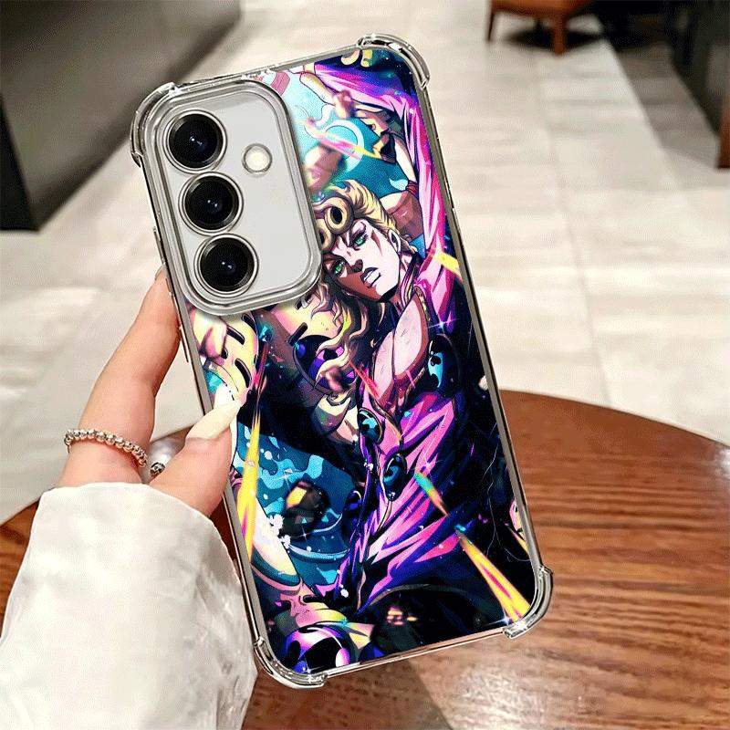 JoJo Adventure Giorno Giovanna Soft Phone Case For Samsung A17 A27 A07 A37 A57 A16 A56 A15 A55 A14 A54 A13 A53 A26 A36 A25 A35 A