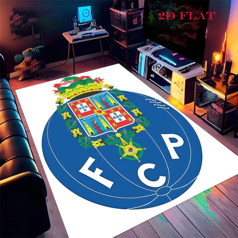FC Porto Poster Teppich für Wohnzimmer Schlafzimmer Zuhause Sofa Dekoration, Kinder Spiel rutschfeste Bodenmatte