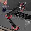 Adjustable Clip-On Desktop Monitor Stand with 360° Rotation