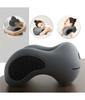 Multifunction U-Shaped Sponge Core Neck Pillow Slow Rebound Soft Travel Pillow For Sleeping Cervical Health Massage Nap Pillows