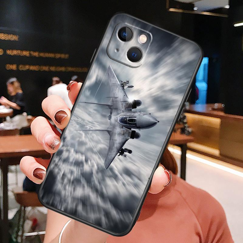 F14 Fighter Tomcat Phone Case For iPhone 16 Pro Max 15 13 12 11 14 Pro Max Plus 12 13 Mini XR 16e Funda Cover