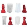 Candle Moulds Girl Shaped Resin Candle Making Tools DIY Clay Moulds Crafts Molds