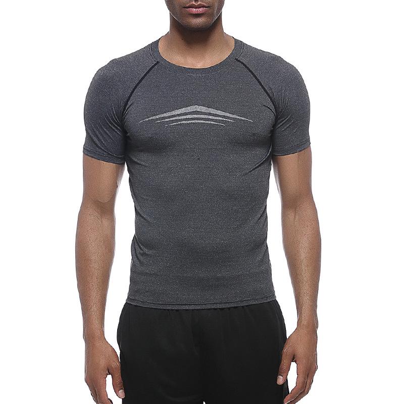 

Мужская быстросохнущая компрессионная спортивная футболка для бега и баскетбола Medium