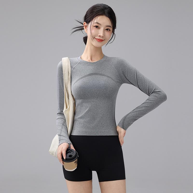 Women's Quick Dry Slim Fit Long Sleeve Running & Yoga T-Shirt