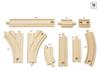 BRIO Wooden Rails Educational Additional Rail Set Ages Christmas Indoor Brain Training Toy, 2, 3+, 33402, Birthday, Present, Play, Boys, Girls,