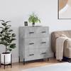 VidaXL Buffet Concrete Grey 69.5x34x90 Cm Engineered Wood 827864