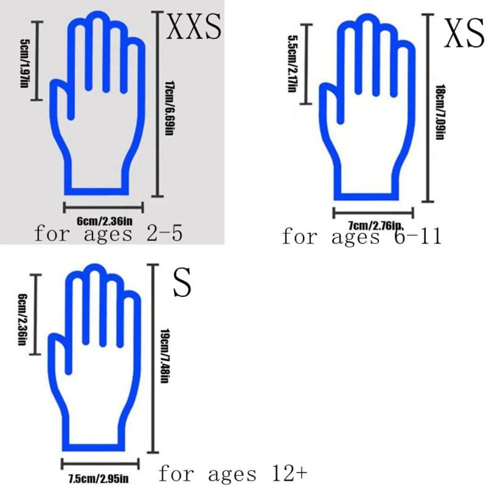 Polyester Garden Work Gloves Waterproof Yard Work Gloves Kid Gardening Gloves  Children