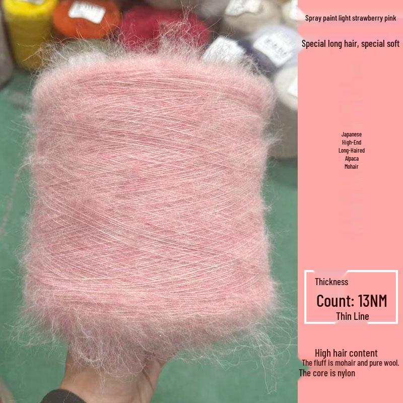 Luxury Soft Long-Haired Alpaca Mohair Yarn