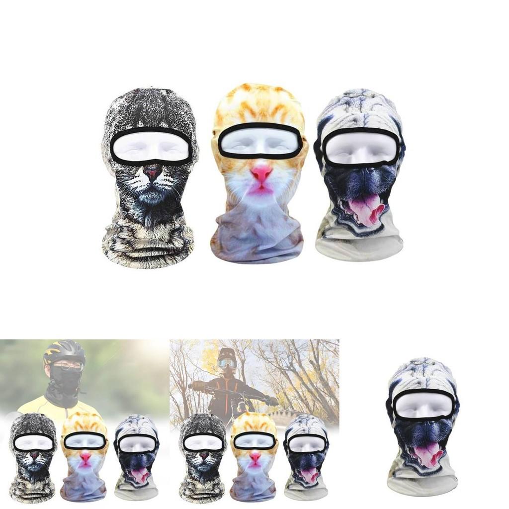 3d Face Mask For Outdoor Sports Stylish Breathable Uv Protection For Cycling And Fishing