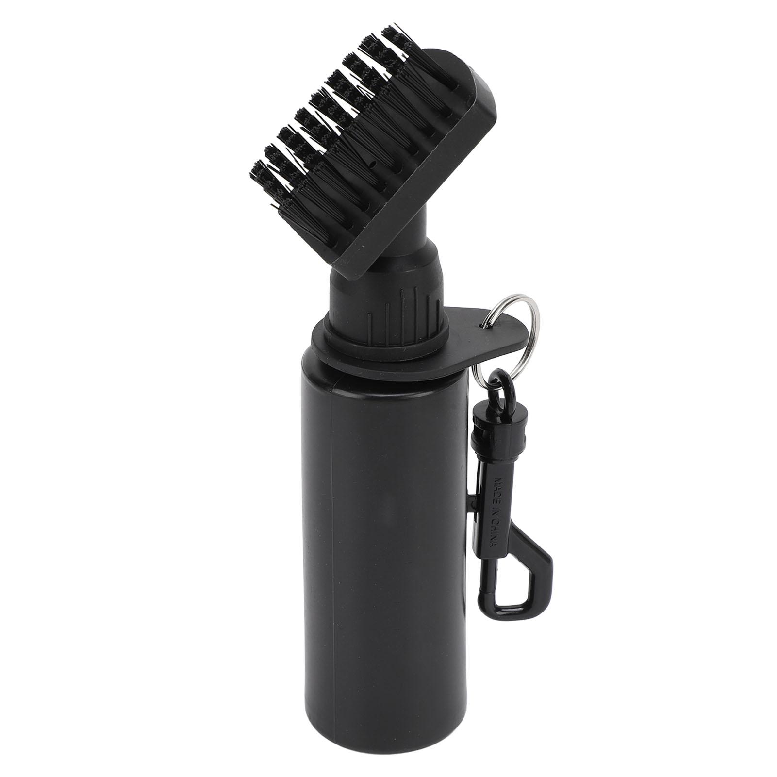 

Щетка для чистки клюшек с клипсой и бутылкой для воды с распылителем 100 мл Пластиковая Портативная Незаменимая для клюшек