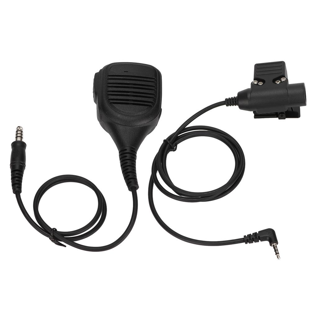 7.1mm Shoulder Microphone Two Way Radio Speaker Mic with U94 PTT for Xiaomi 1S2S Intercom