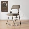Portable Folding Chair with Backrest for Home, Office, Dining, and Dormitory Use