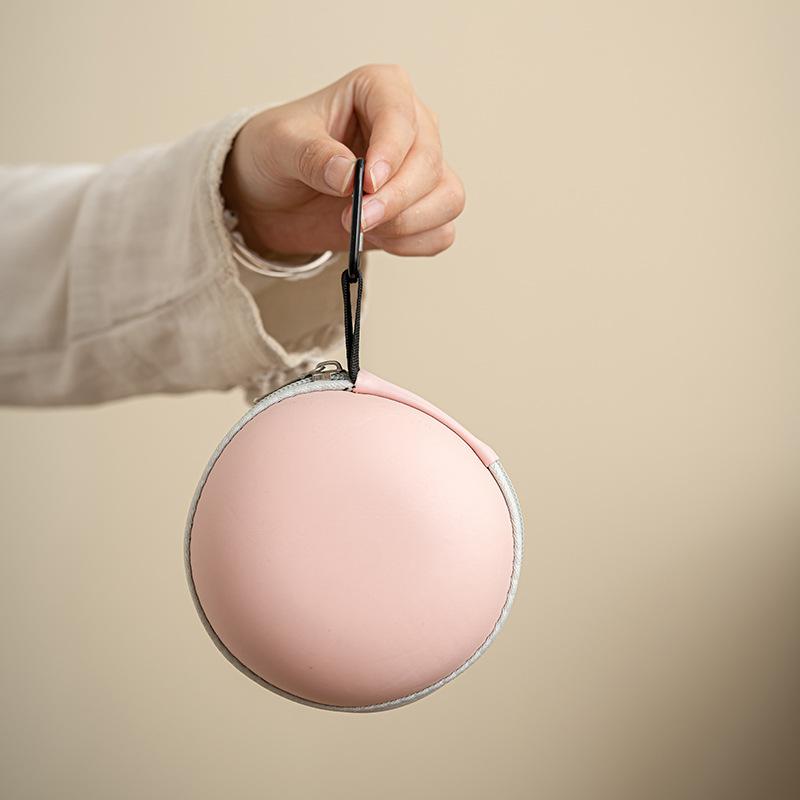 Tasse à thé faite à la main fleur rose Théière Ensemble Kung Fu Théière en céramique Ensemble de tasses à thé Ensemble de thé chinois portable